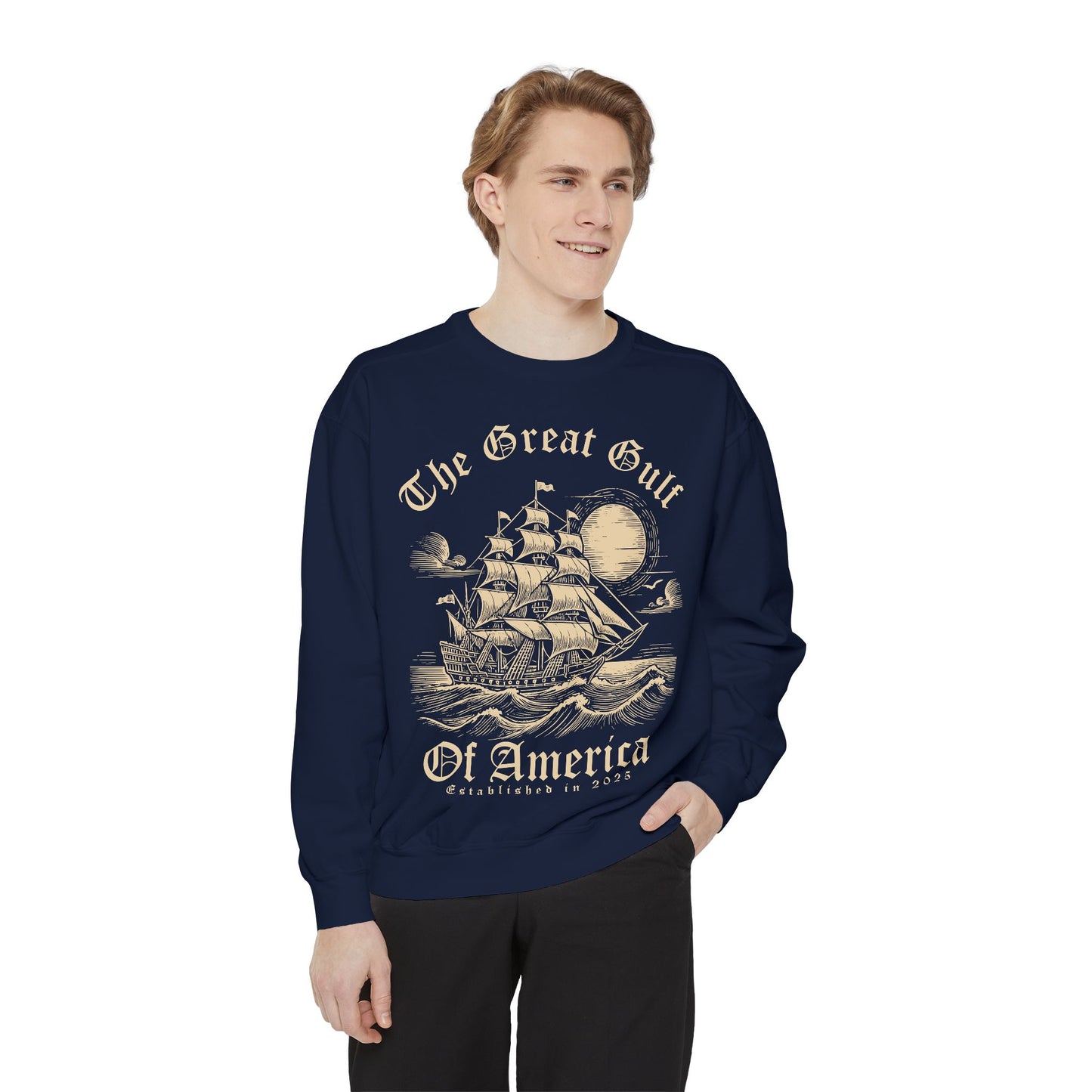 Vintage Maritime Sweatshirt - The Great Gulf of America