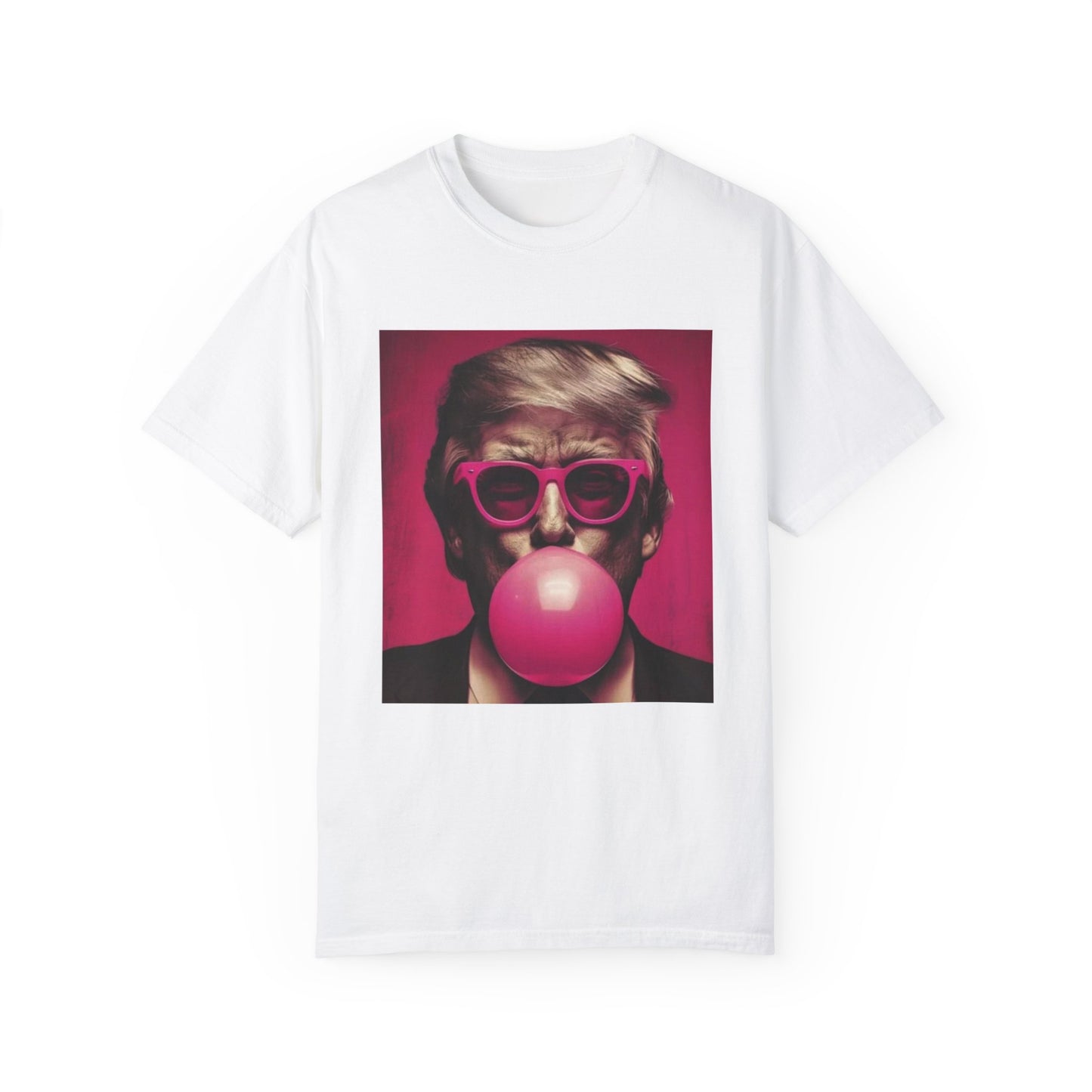 Bold Pop Art Unisex T-Shirt - Donald Trump Bubble Gum