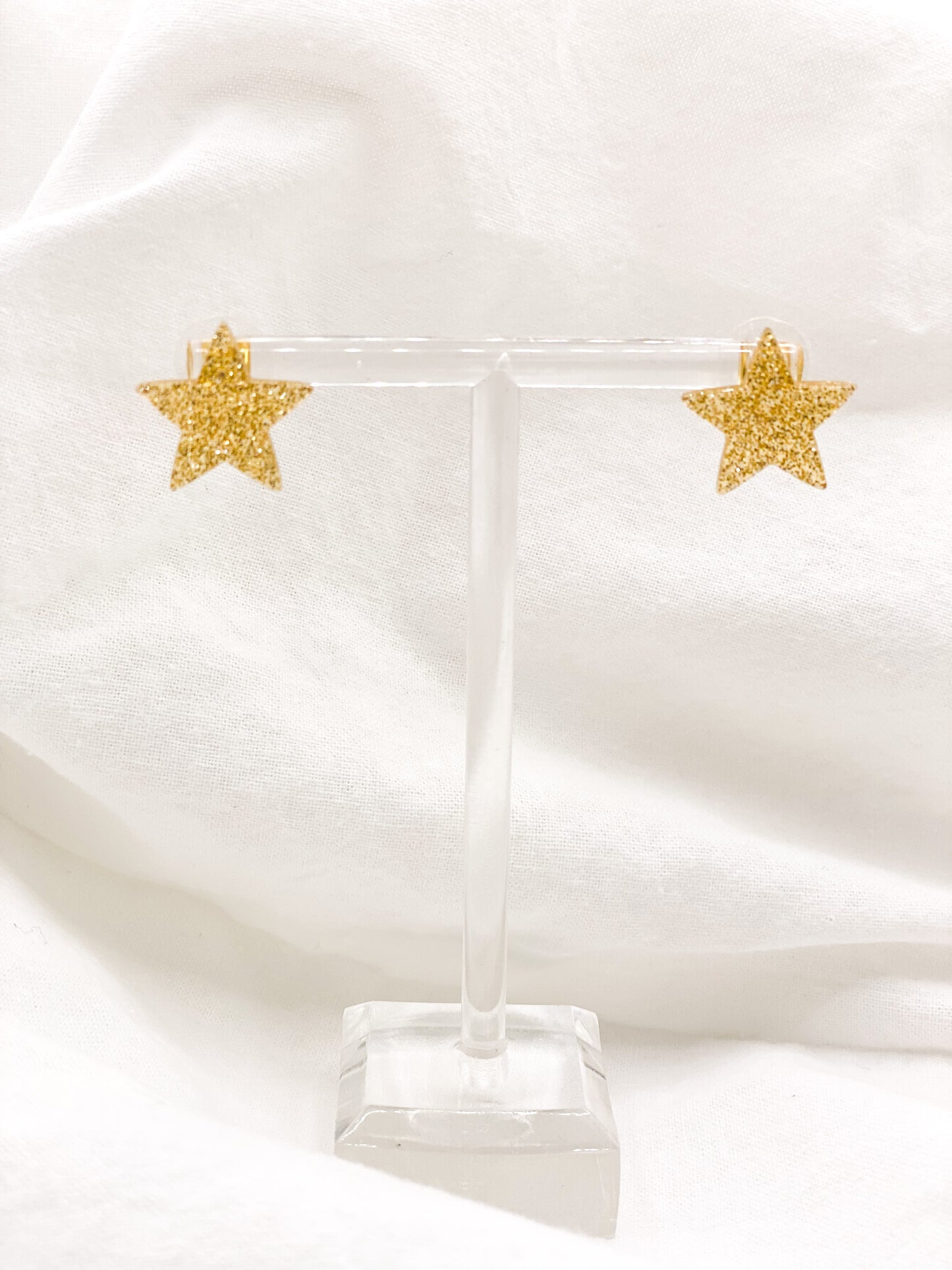 Sparkle Star Studs - Gold